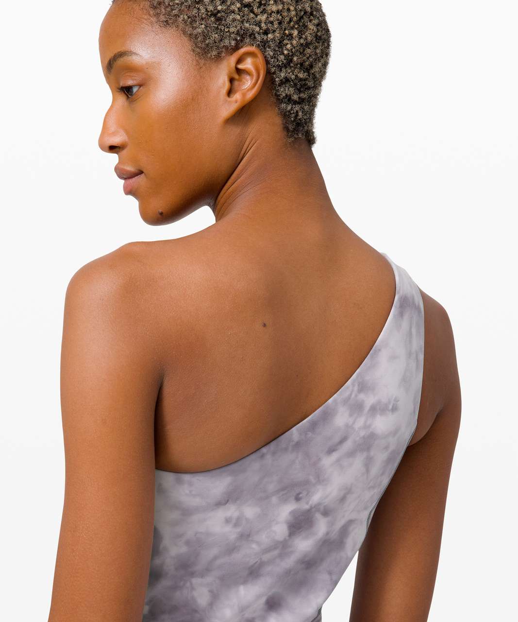 Lululemon Cold Shoulder Tank - Diamond Dye Stargaze Pitch Grey