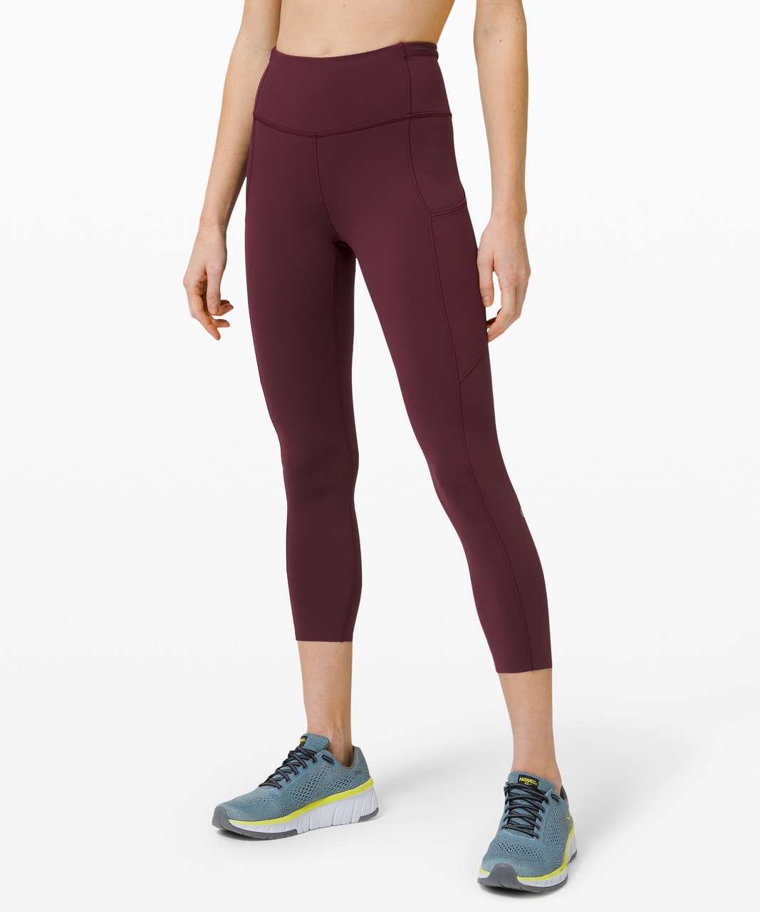 lululemon athletica, Pants & Jumpsuits, Lululemon Fast And Free Legging  Size 6 Maroon