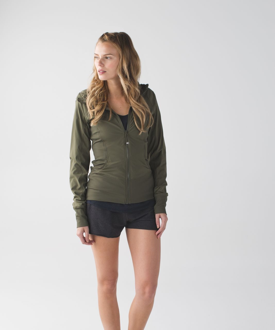 Lululemon In Flux Jacket - Fatigue Green