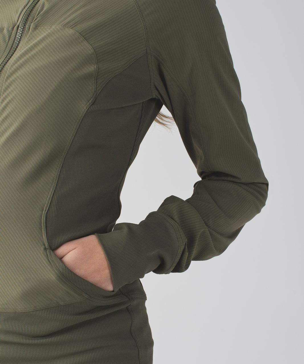 Lululemon In Flux Jacket - Fatigue Green