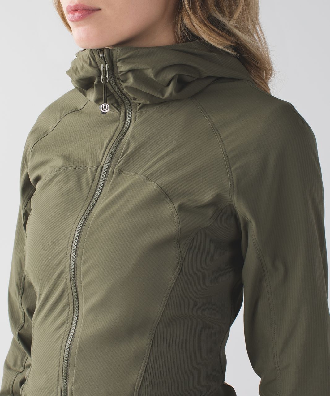 Lululemon In Flux Jacket - Fatigue Green - lulu fanatics