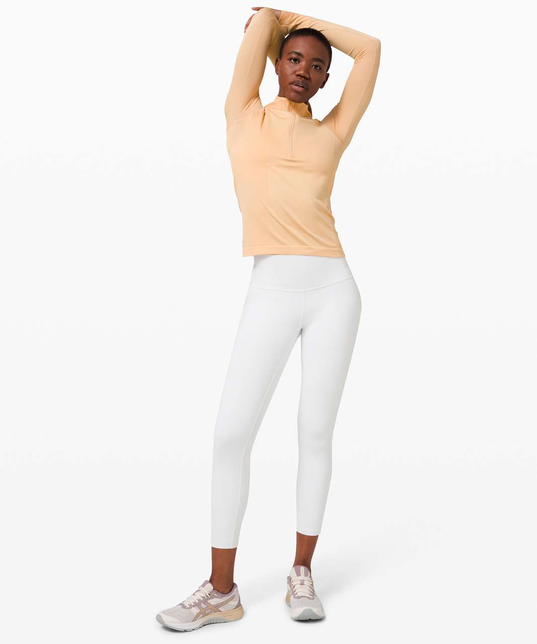 Lululemon For the Chill of It 1/2 Zip - Ivory Peach