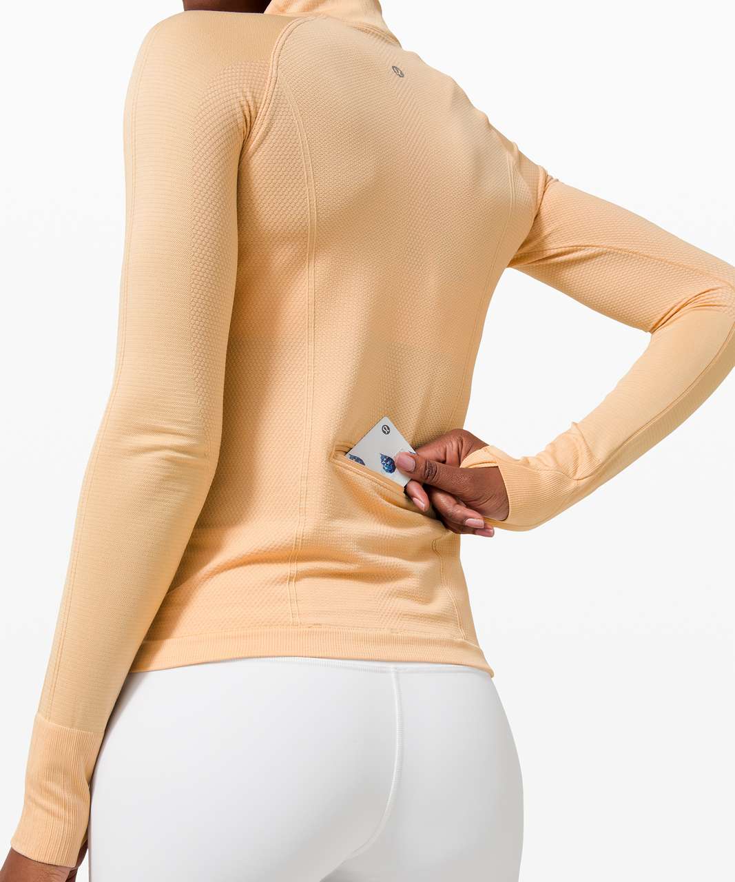 Lululemon For the Chill of It 1/2 Zip - Ivory Peach