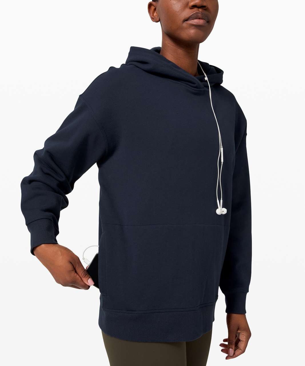 true navy aligns and sheer blue oversized hoodie also my fleece 2L belt bag  : r/lululemon