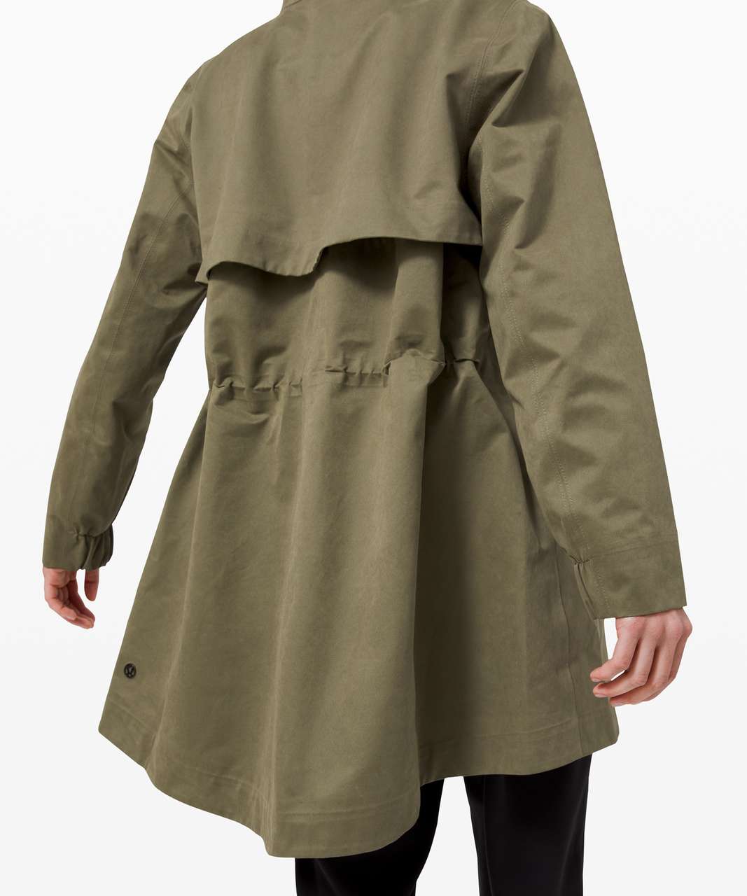 Lululemon Rain Shaker Trench - Fatigue Green