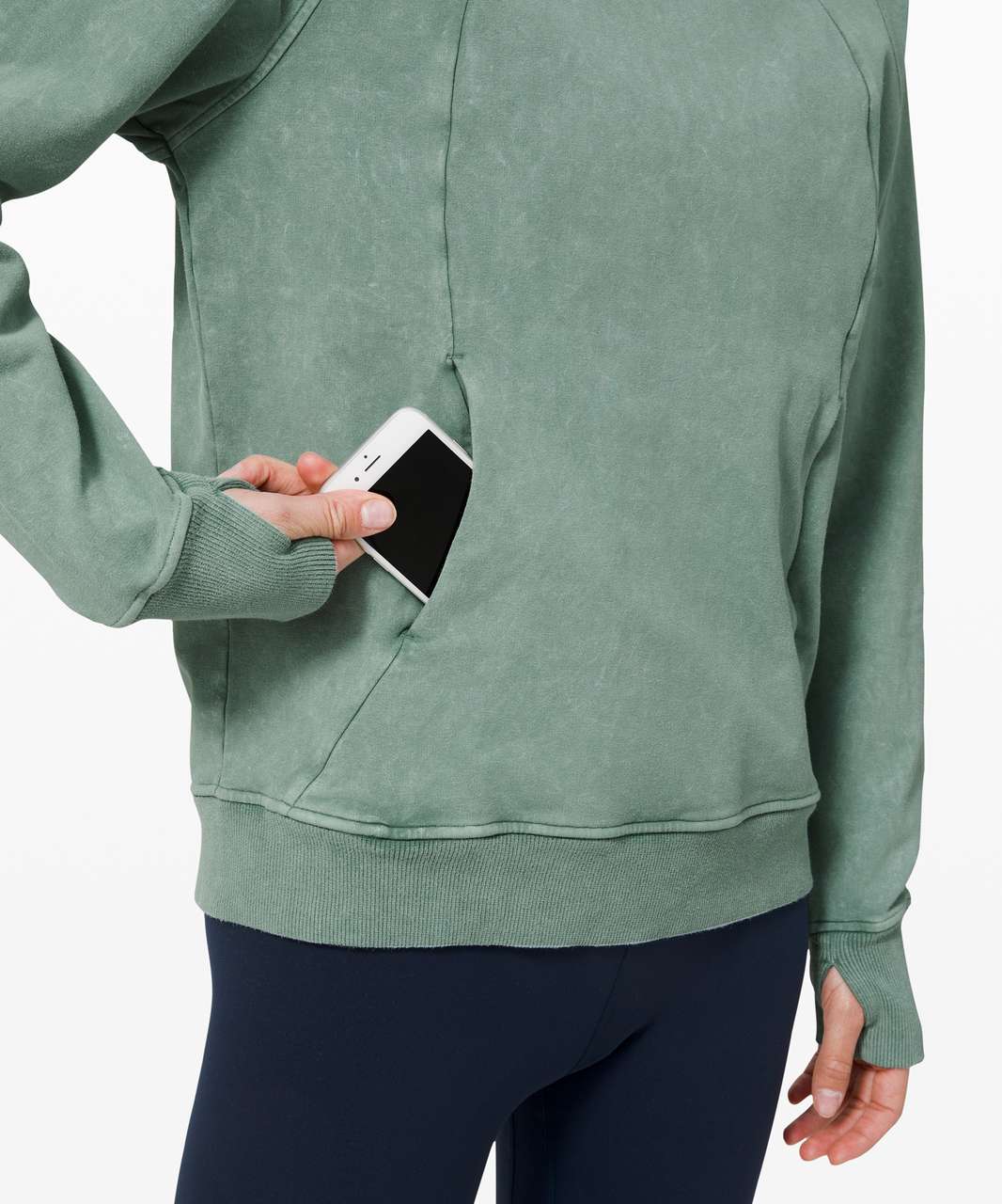 Lululemon Oversized Scuba Funnel Neck - Size M/L (Tidewater Teal)