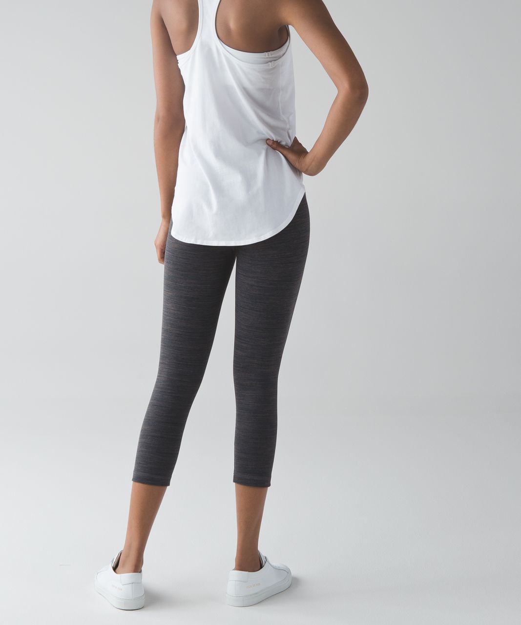 Lululemon Wunder Under Crop (Hi-Rise) - Wee Are From Space Cool Cocoa Soot Light