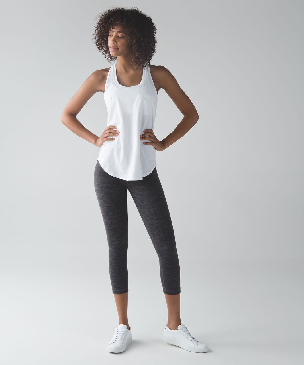 Lululemon Wunder Under Crop (Hi-Rise) - Wee Are From Space Cool Cocoa Soot Light