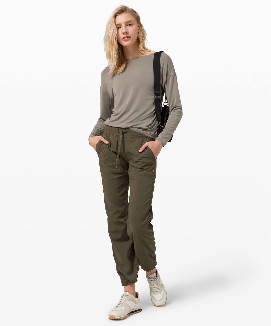 Lululemon Women's Dance Studio Pant III *Unlined Dark Olive Size