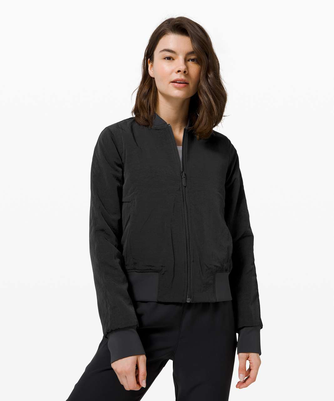 Women's Lululemon Switch Please Reversible Black Jacket Size 10-Like N -  clothing & accessories - by owner - craigslist