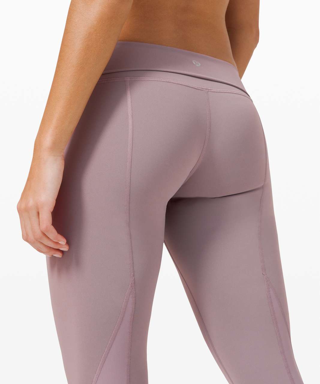 Lululemon Wunder Under Crop High-Rise *Roll Down Scallop Full-On Luxtreme 23  - Lunar Rock (First Release) - lulu fanatics