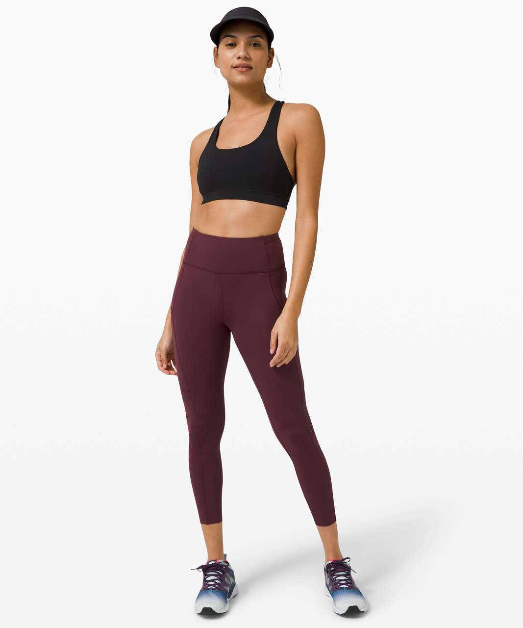 Lululemon Fast and Free Tight II 25" *Non-Reflective Nulux - Cassis