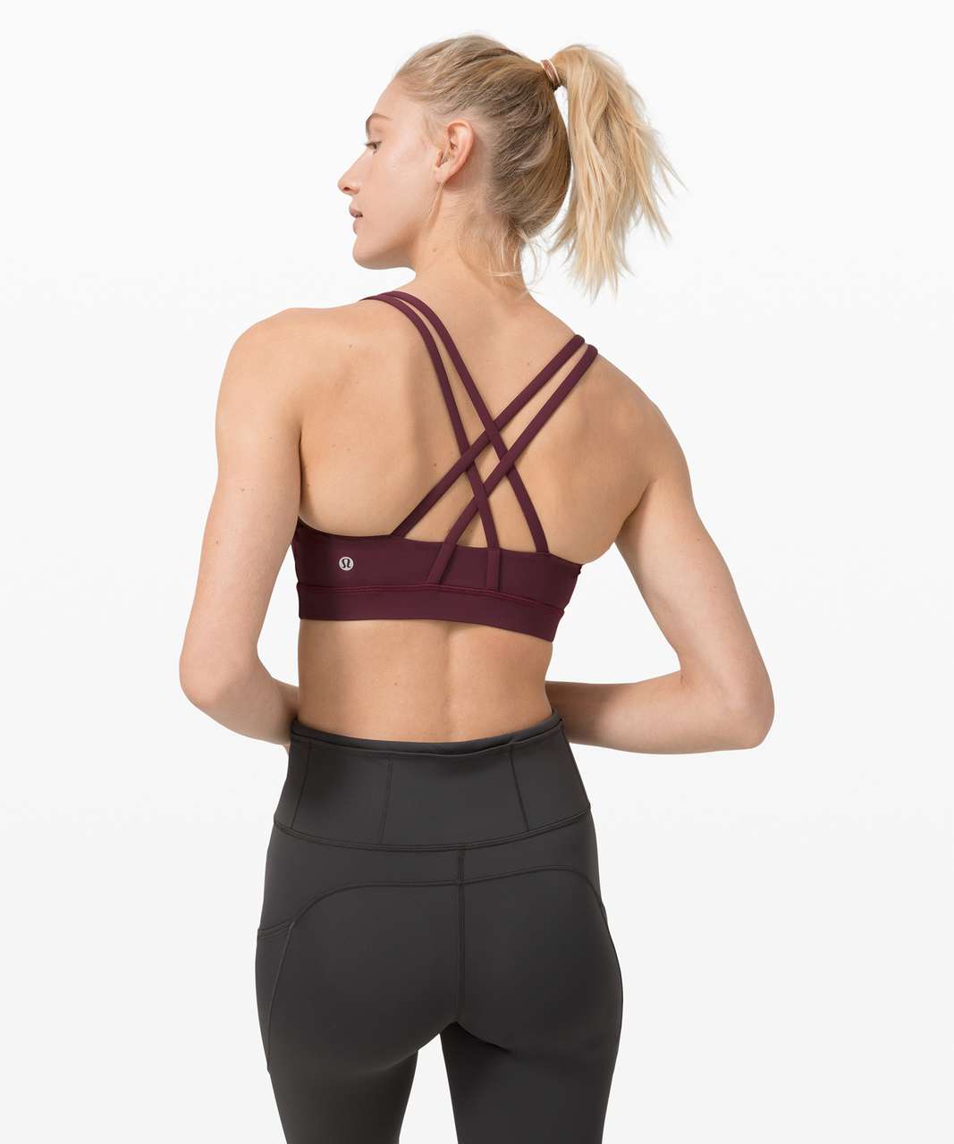 Lululemon Energy Bra *Medium Support, B/C Cup - Cassis - lulu fanatics