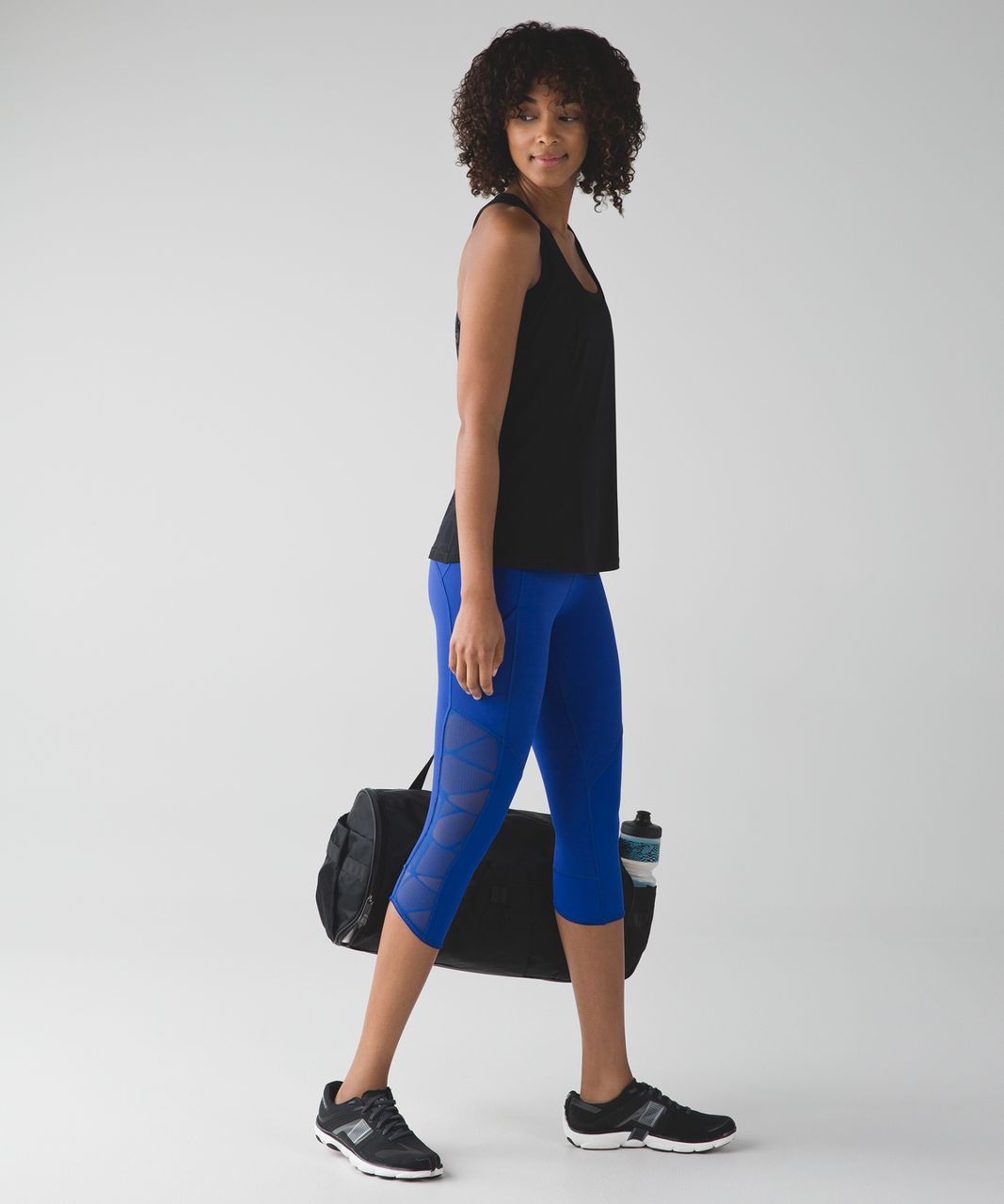 Lululemon Goal Crusher Crop - Harbor Blue