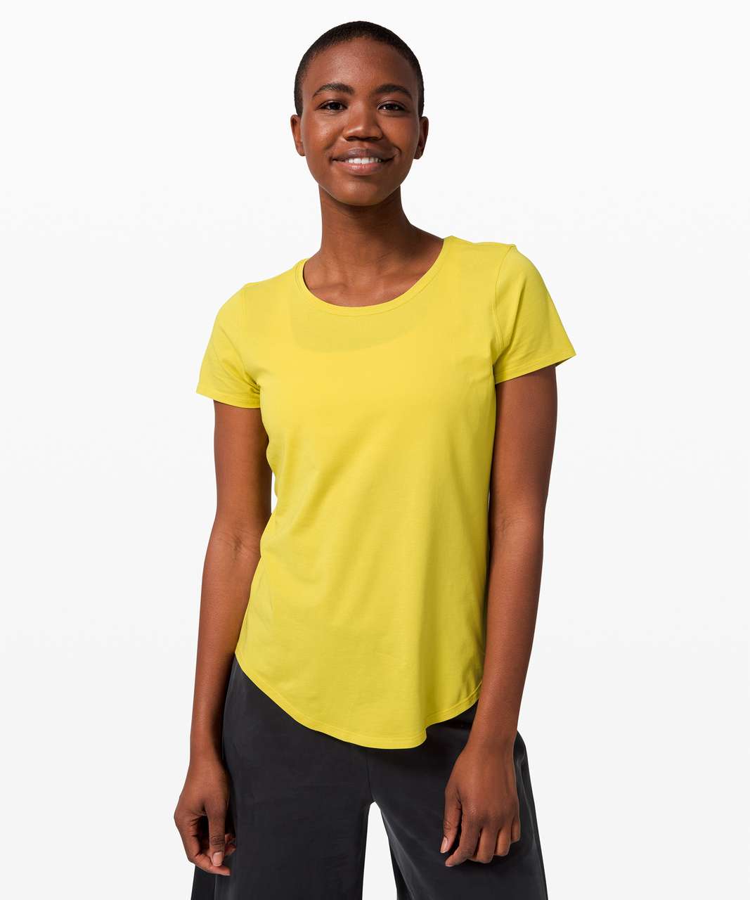 Lululemon Love Crew Short Sleeve T-Shirt - Desert Sun - lulu fanatics