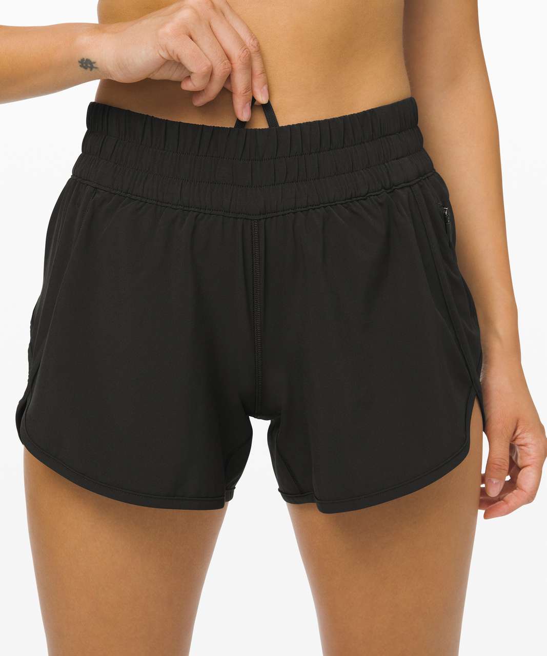 Lululemon Athletica LULULEMON Tracker Short V 4 inch (Black, 4