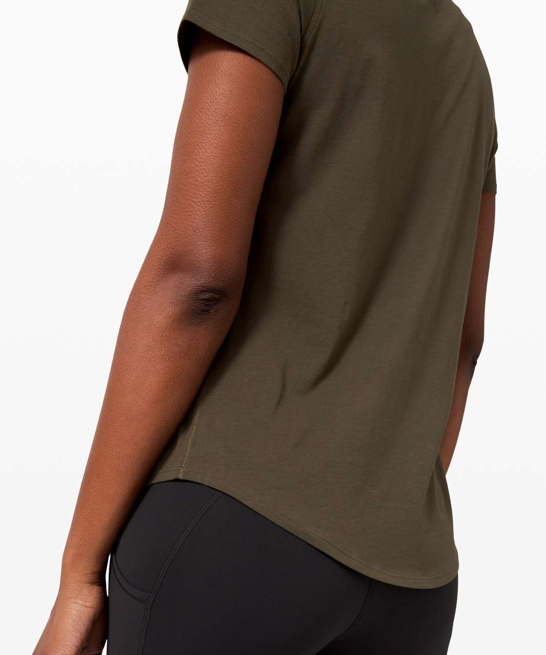 Lululemon Love Tee V - Dark Olive