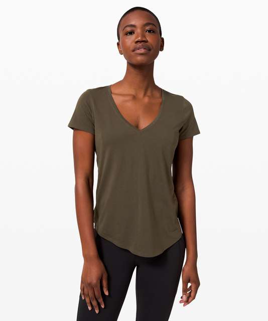 Lululemon Love Tee V - Silk Rose - lulu fanatics