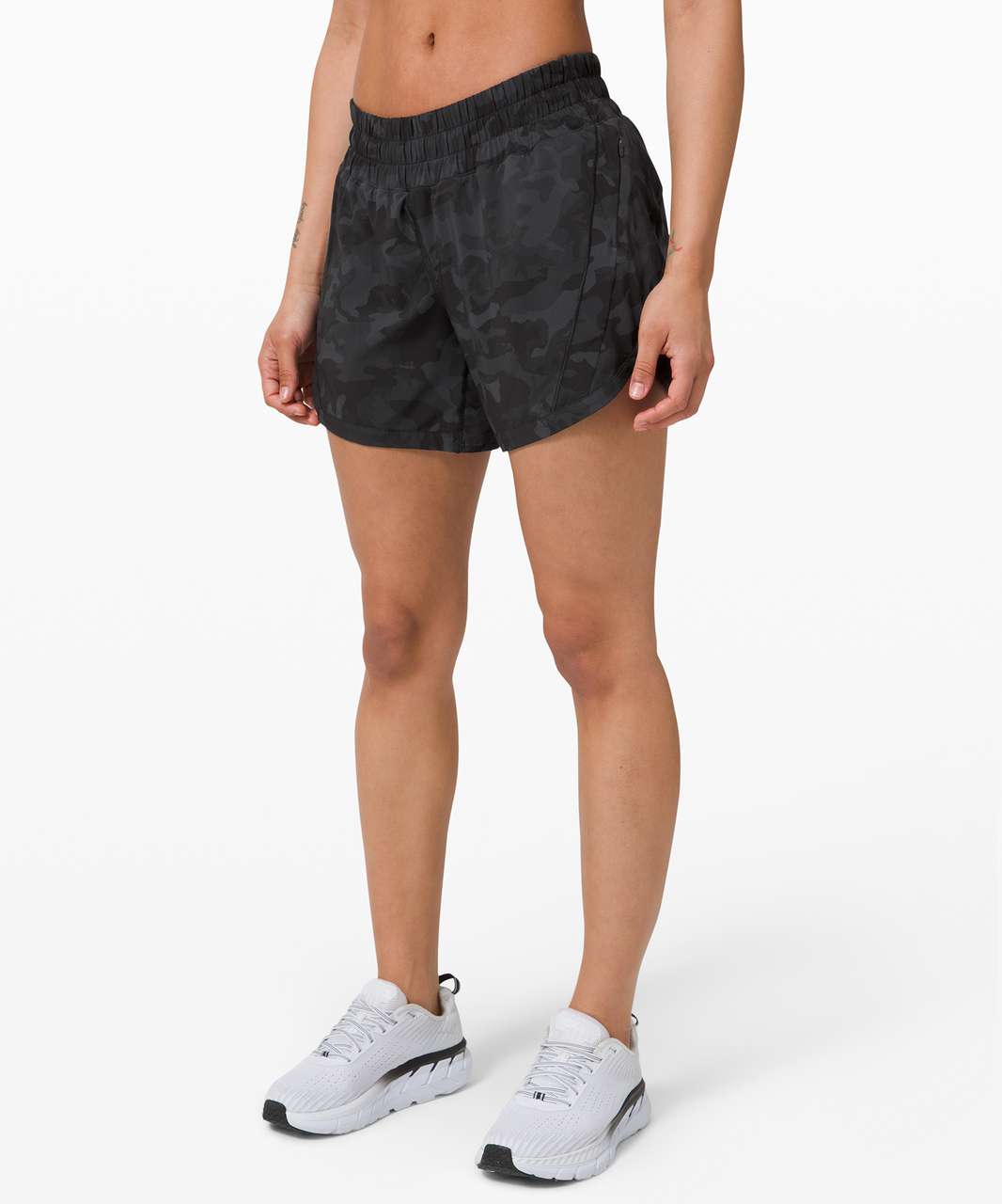 Lululemon Fast and Free Short 10 - Incognito Camo Multi Grey - lulu  fanatics