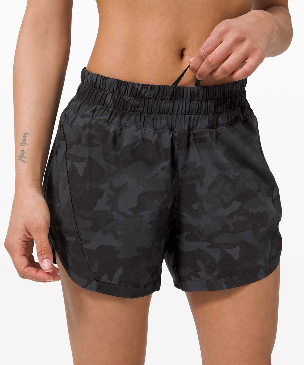 Lululemon Track That Short 5 - Incognito Camo Multi Grey - lulu