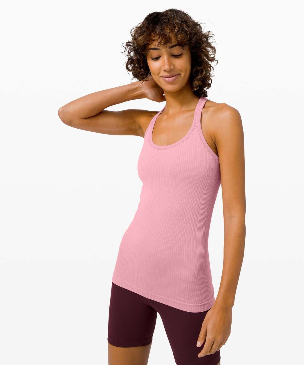 Lululemon Close the Distance Tank - Pink Taupe - lulu fanatics