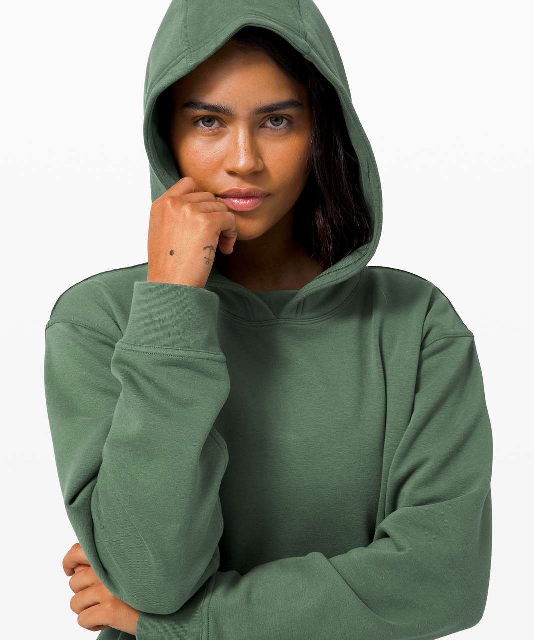 Lululemon All Yours Hoodie *fleece In Green