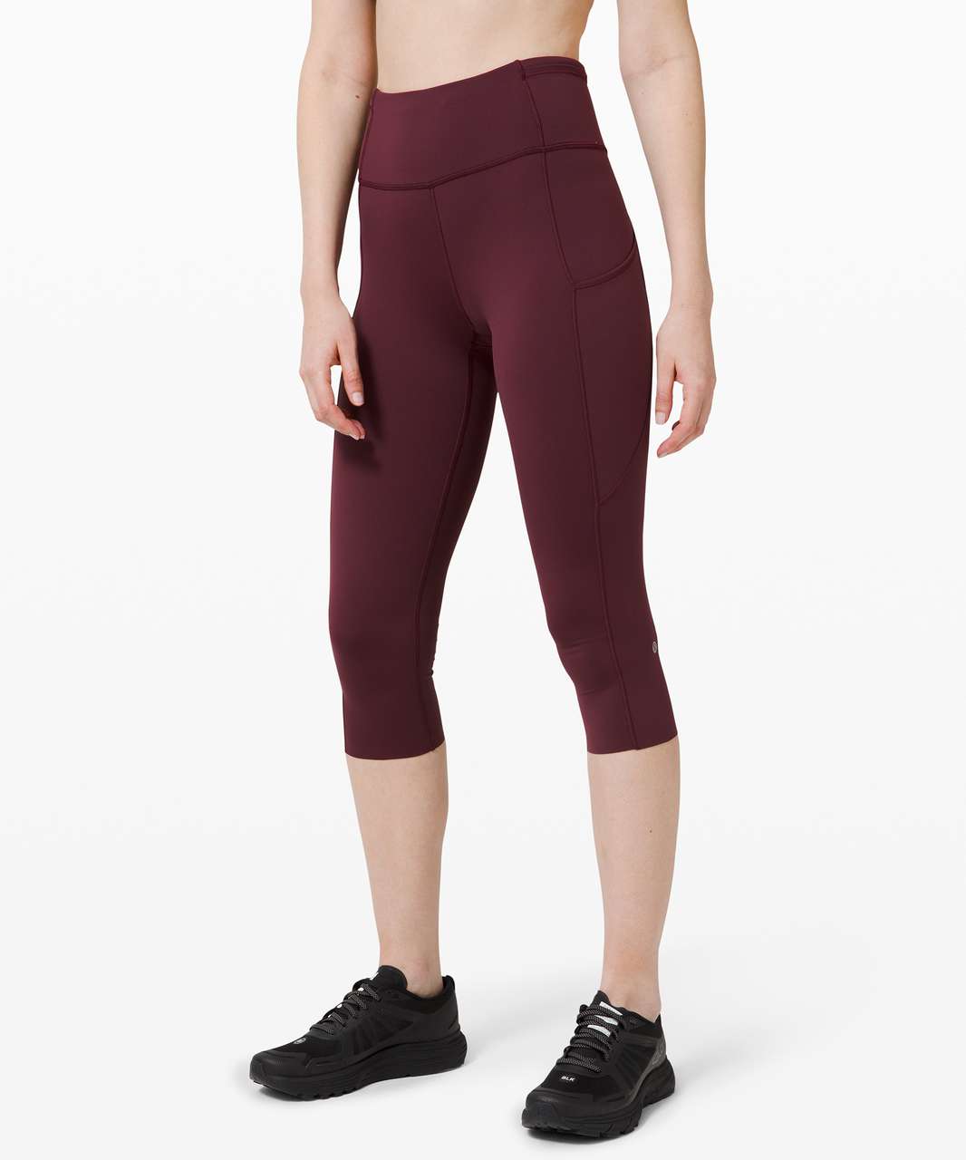Lululemon Fast and Free Crop II 19" *Non-Reflective - Cassis