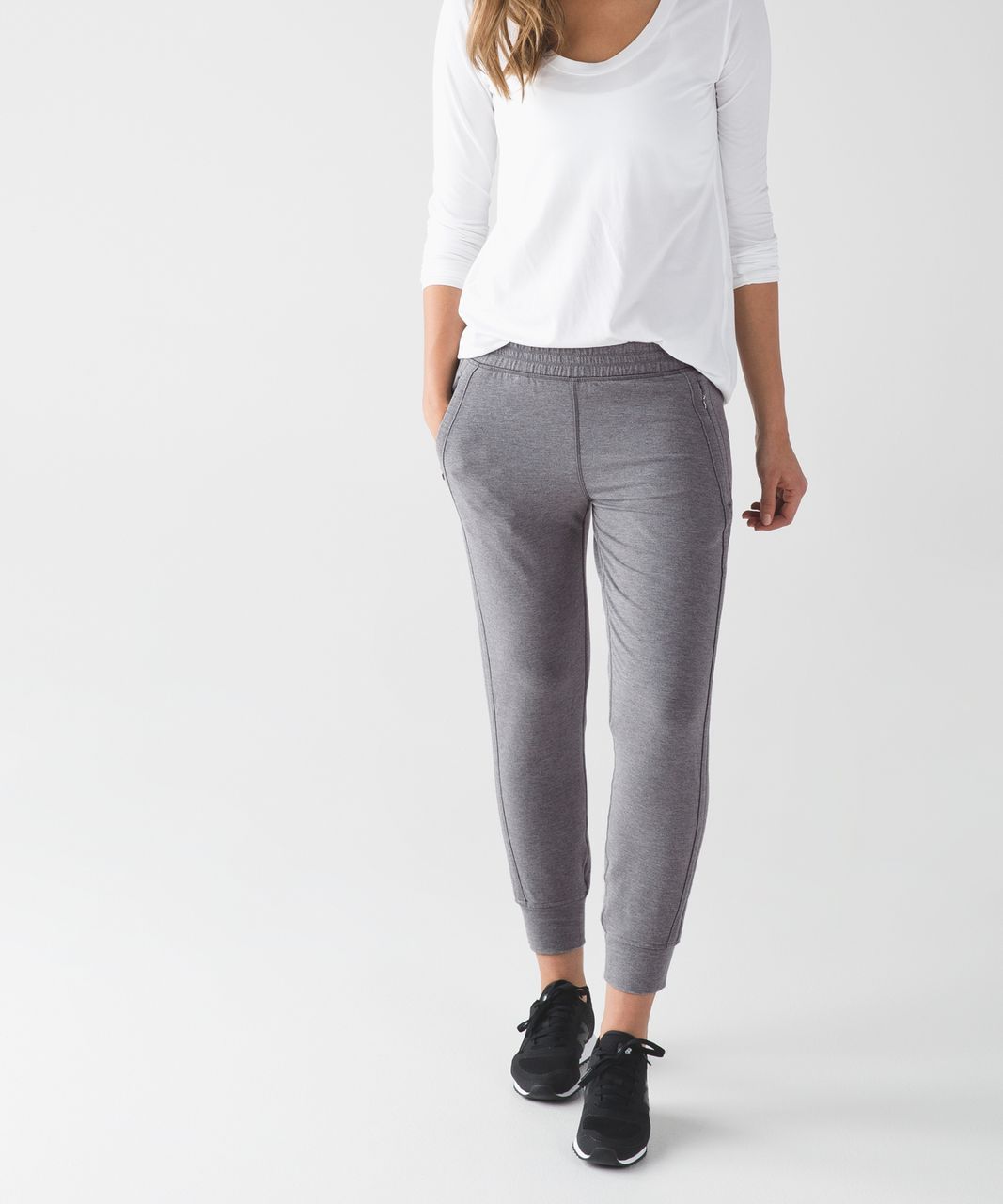 Lululemon Take Ten 7/8 Pant - Heathered Mod Medium Grey