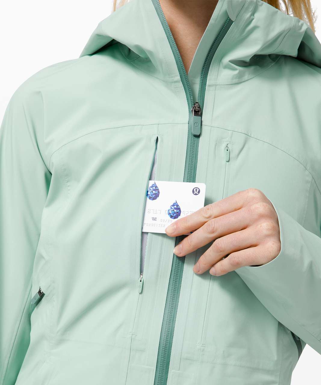 Lululemon Break a Trail Jacket - Sea Water