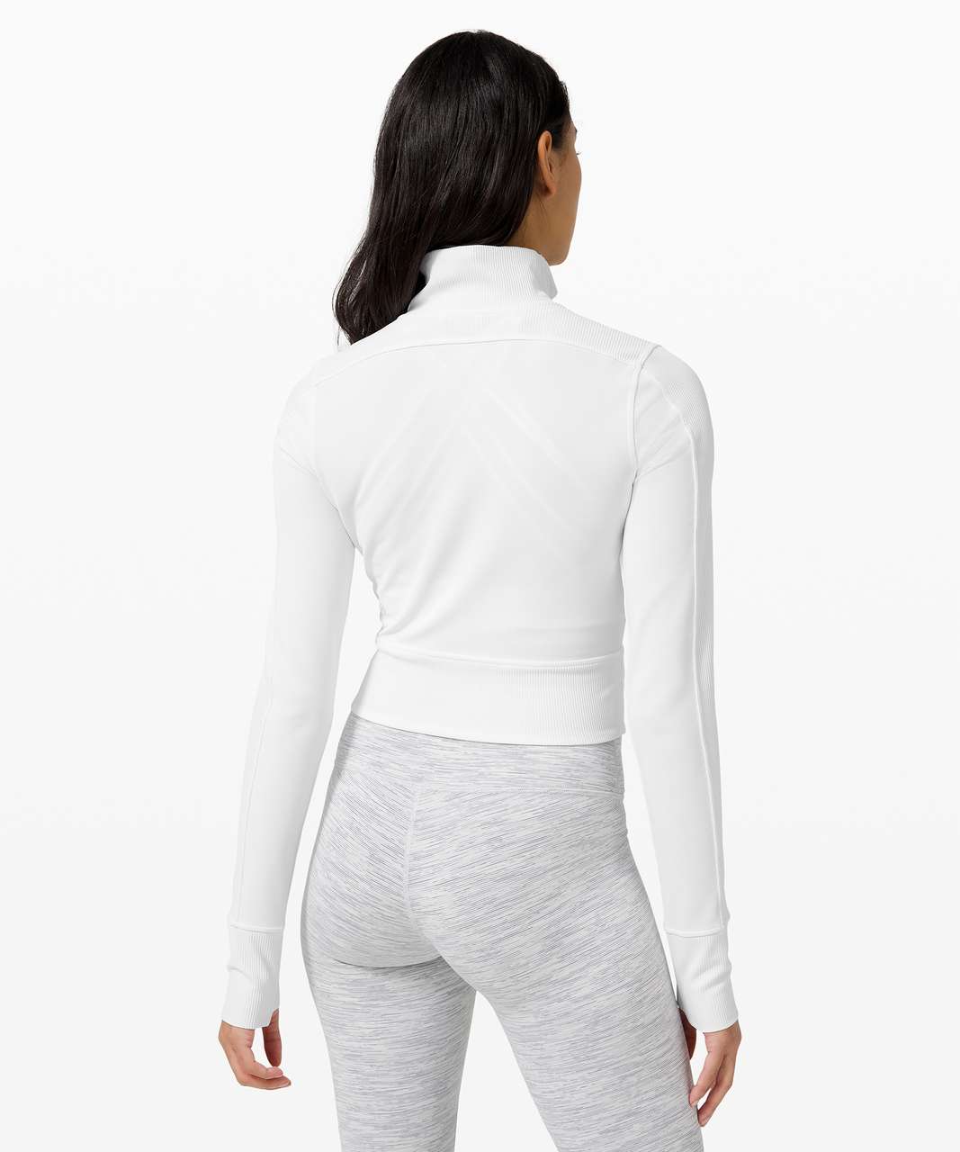 LULULEMON WHITE STRETCH RIPSTOP RUN 1/2 ZIP – Barry's Shop