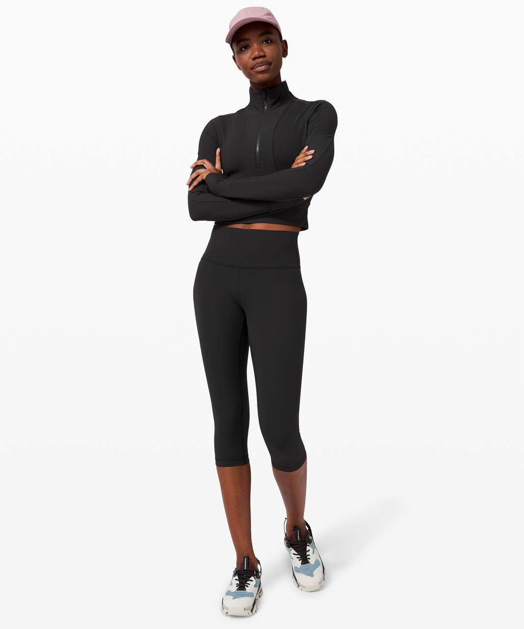 Lululemon Take it in Stride 1/2 Zip - Black