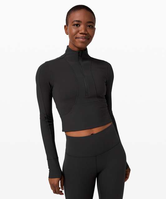 Lululemon Take it in Stride 1/2 Zip - White - lulu fanatics