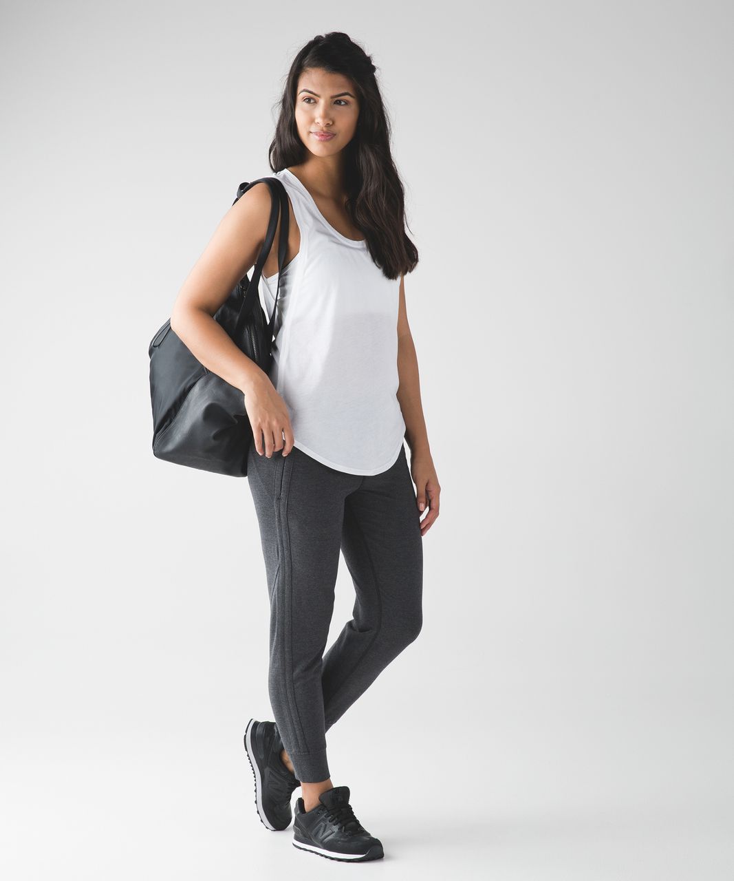 Lululemon Take Ten 7/8 Pant - Heathered Mod Black