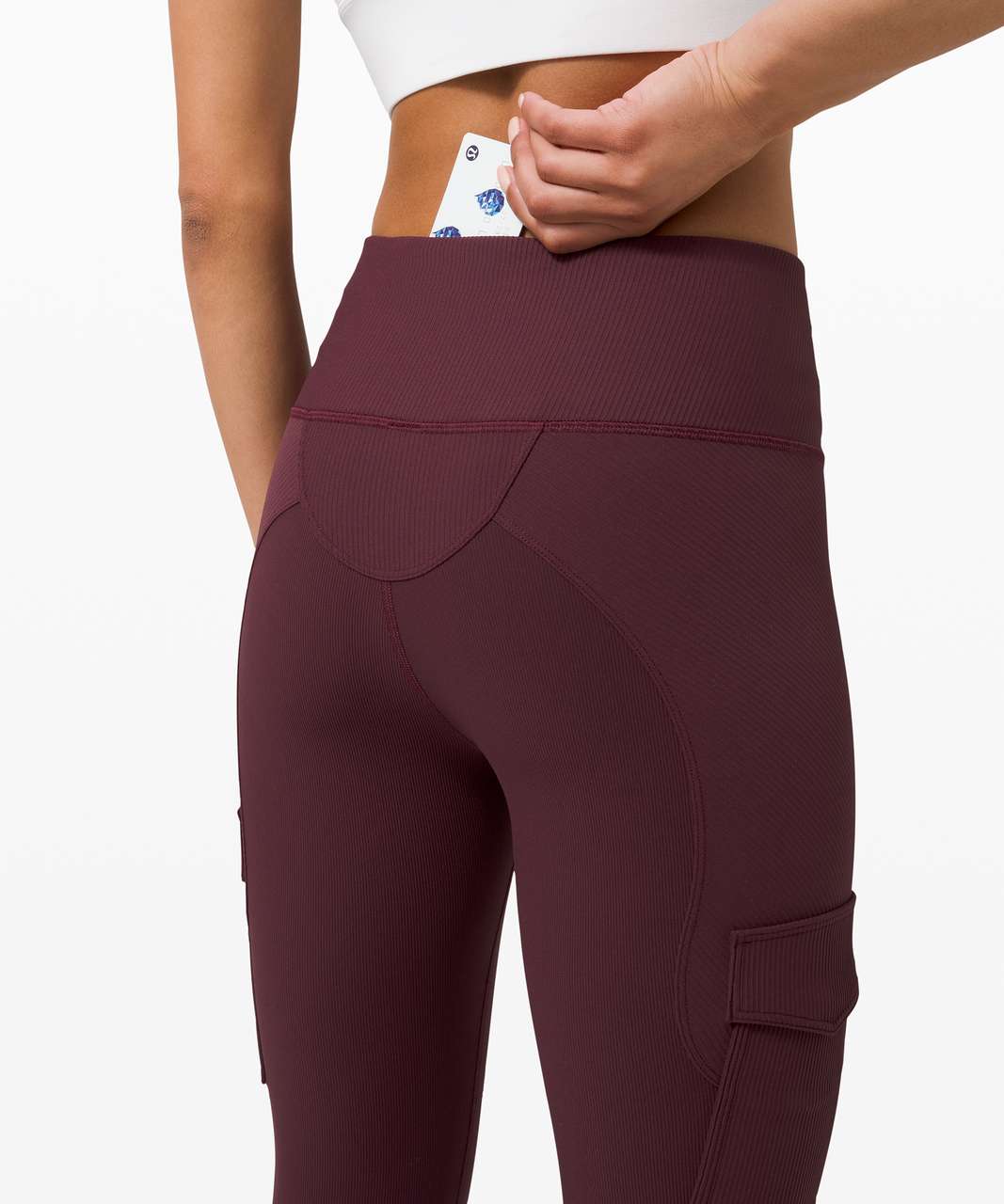 Lululemon Trail Trekker High-Rise Tight 25 - Cassis - lulu fanatics