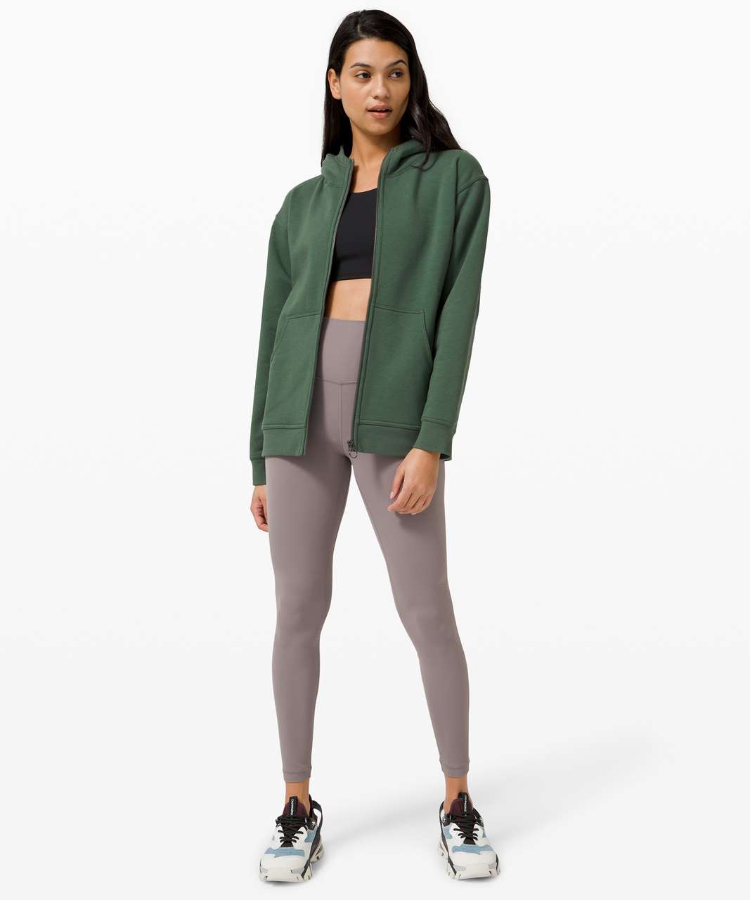 Lululemon All Yours Zip Hoodie - Algae Green