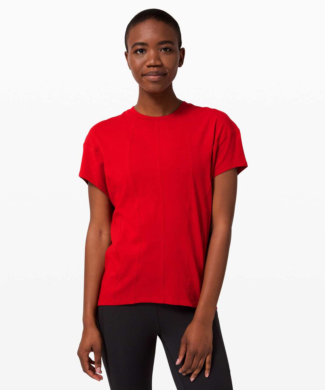 Lululemon LA Short Sleeve - Dark Red