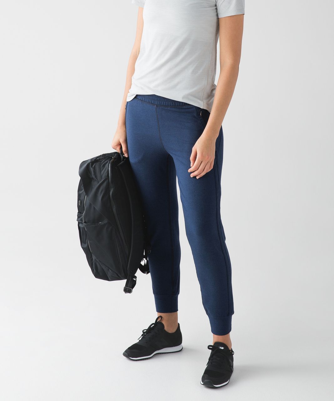 Lululemon Take Ten 7/8 Pant - Heathered Mod Naval Blue