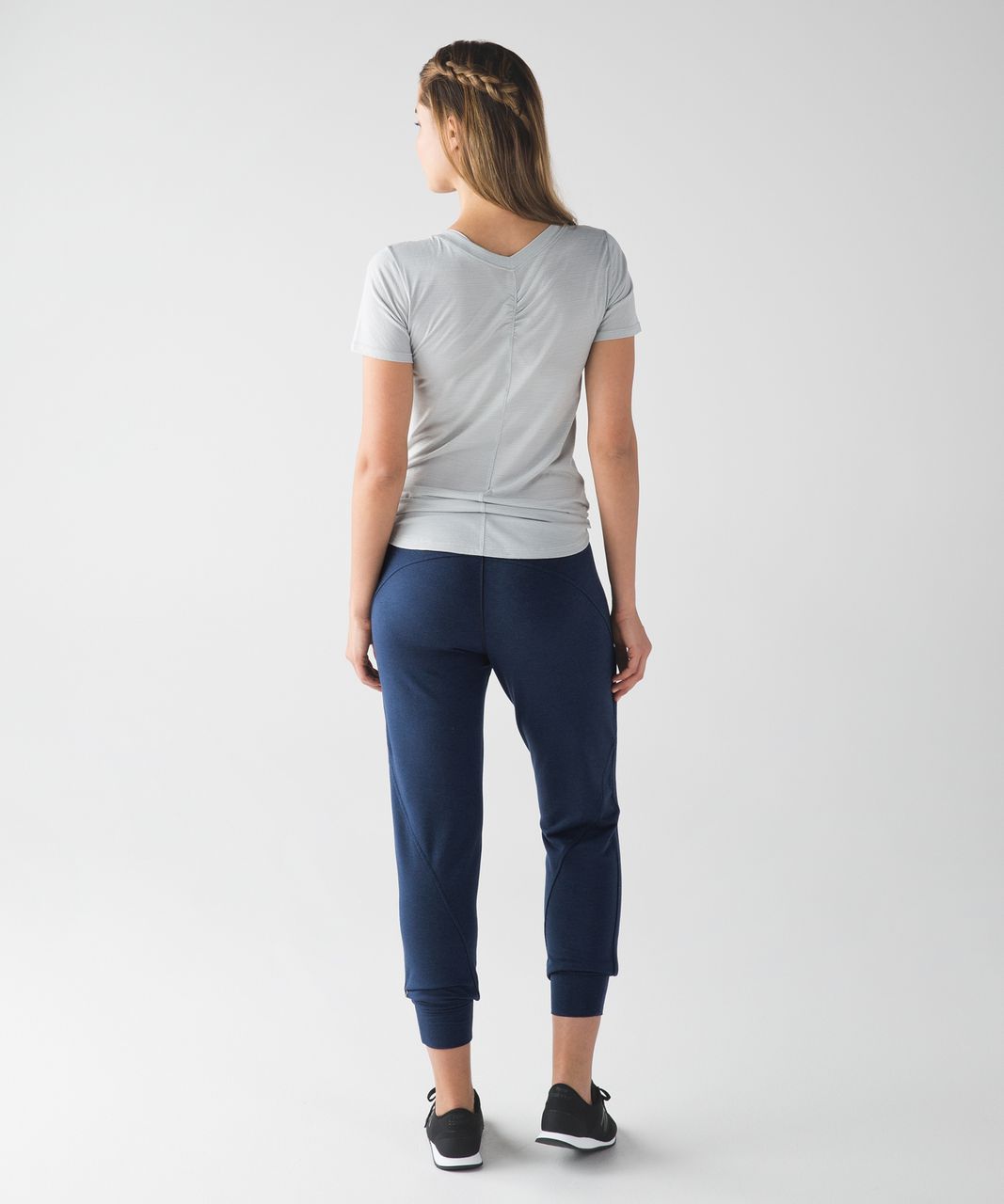 Lululemon Take Ten 7/8 Pant - Heathered Mod Naval Blue