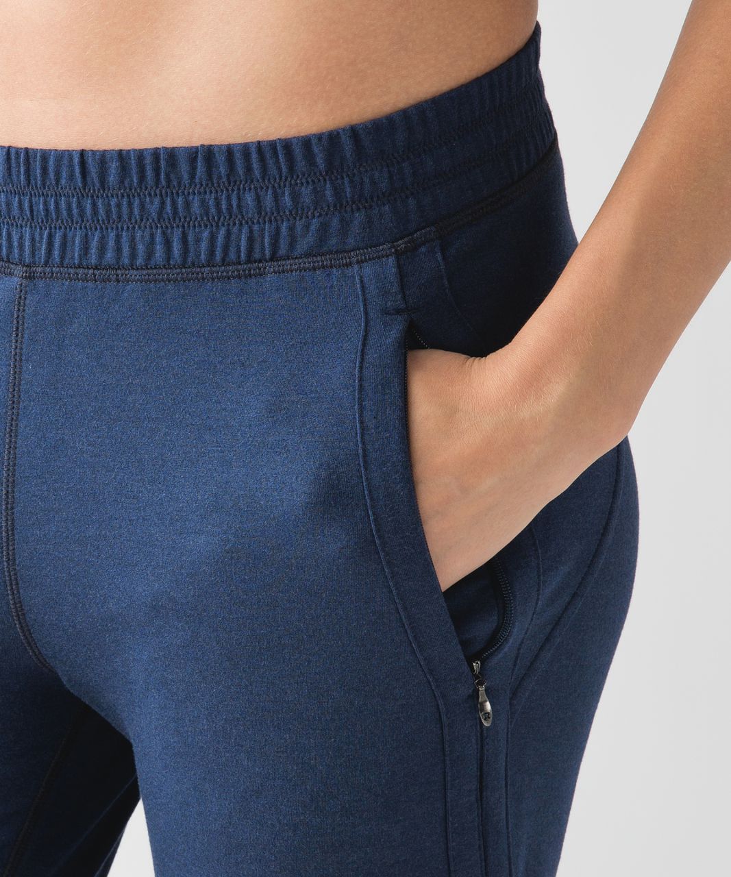 Lululemon Take Ten 7/8 Pant - Heathered Mod Naval Blue