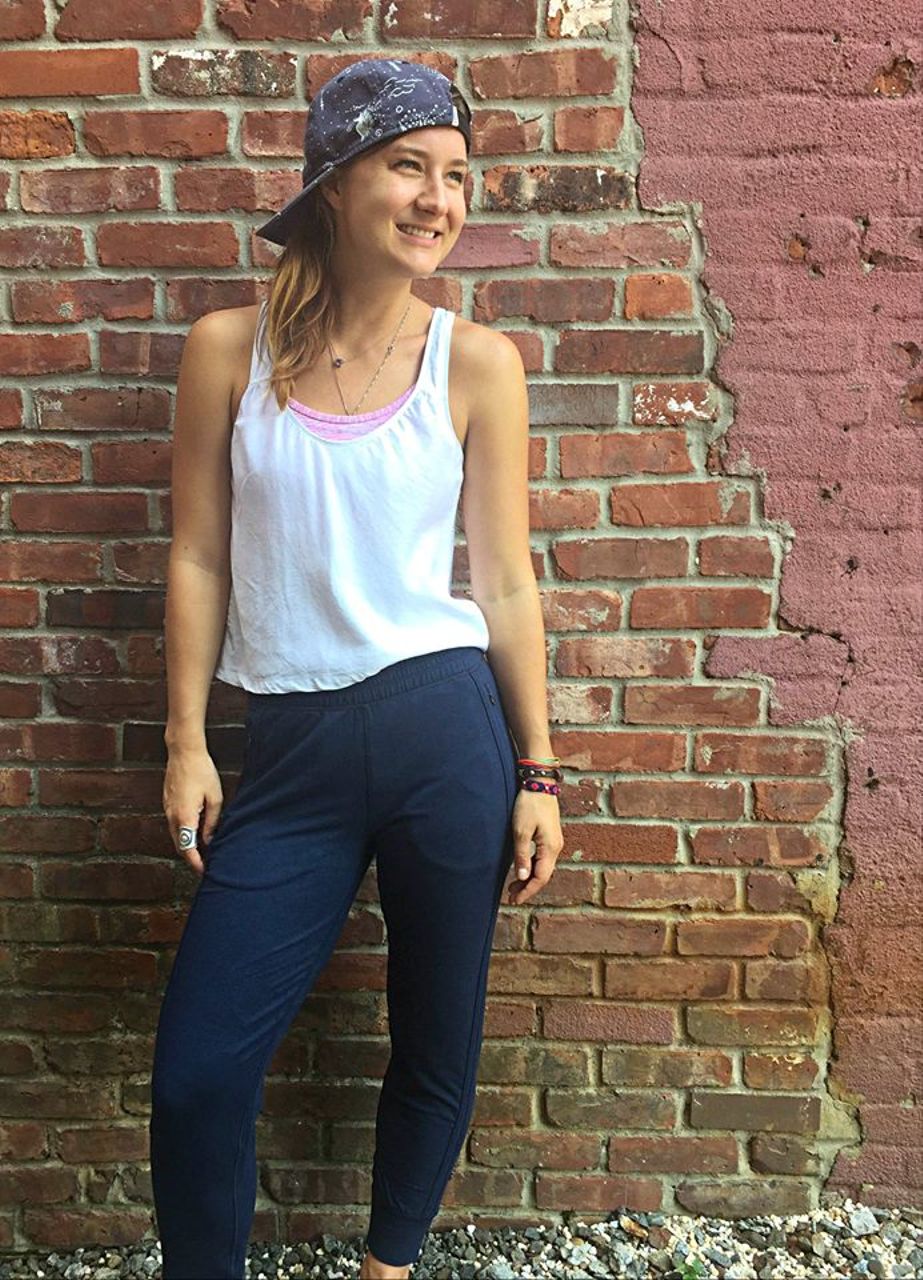 Lululemon Take Ten 7/8 Pant - Heathered Mod Naval Blue