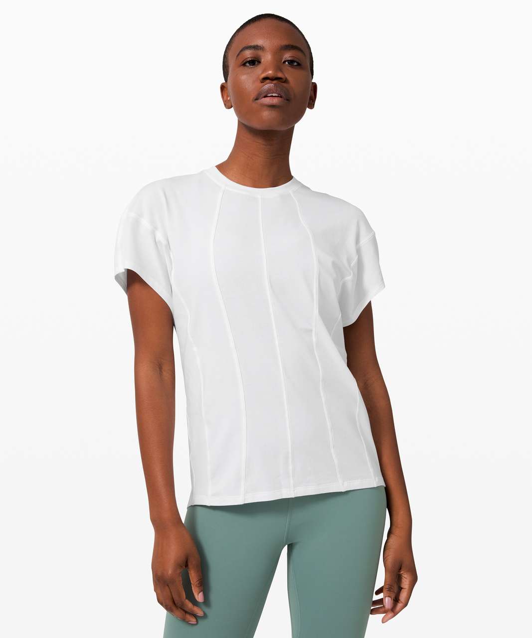 Lululemon LA Short Sleeve - White - lulu fanatics