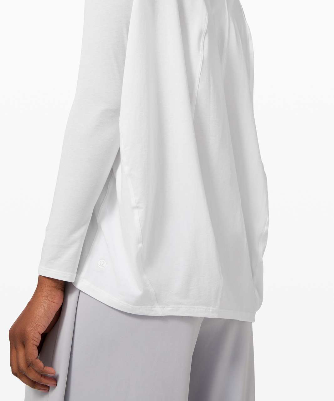 Lululemon LA Long Sleeve - White - lulu fanatics