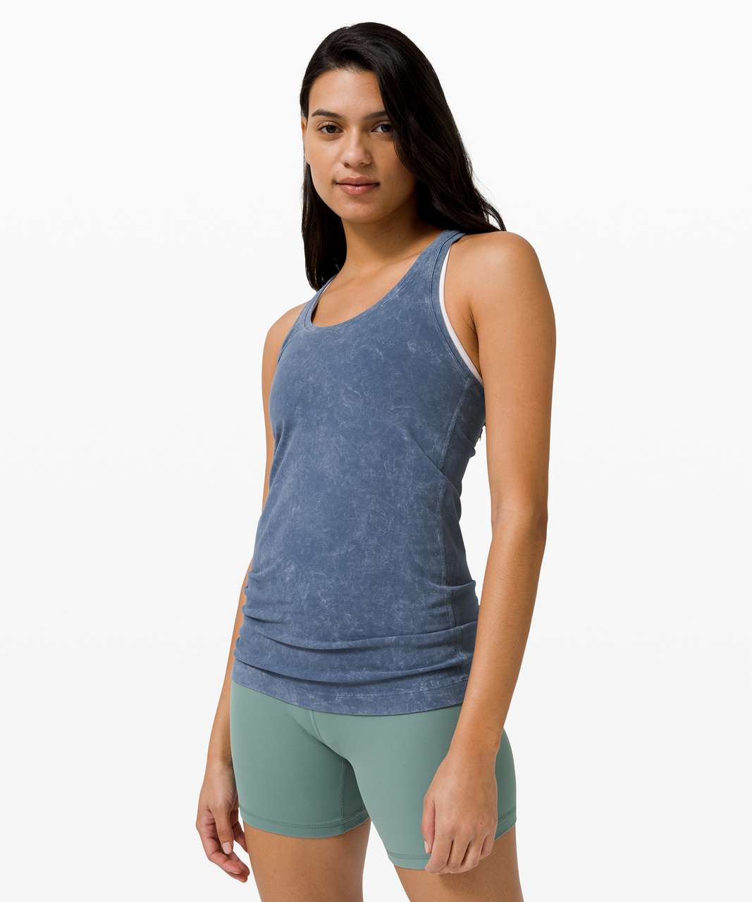 Lululemon Cool Racerback II *Dye - Washed Ink Blue