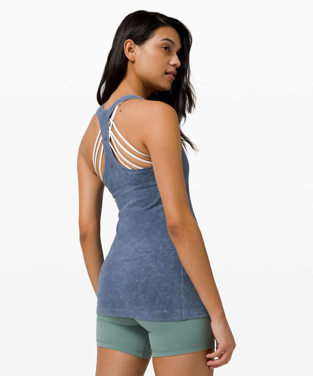 Lululemon Cool Racerback II *Dye - Washed Ink Blue