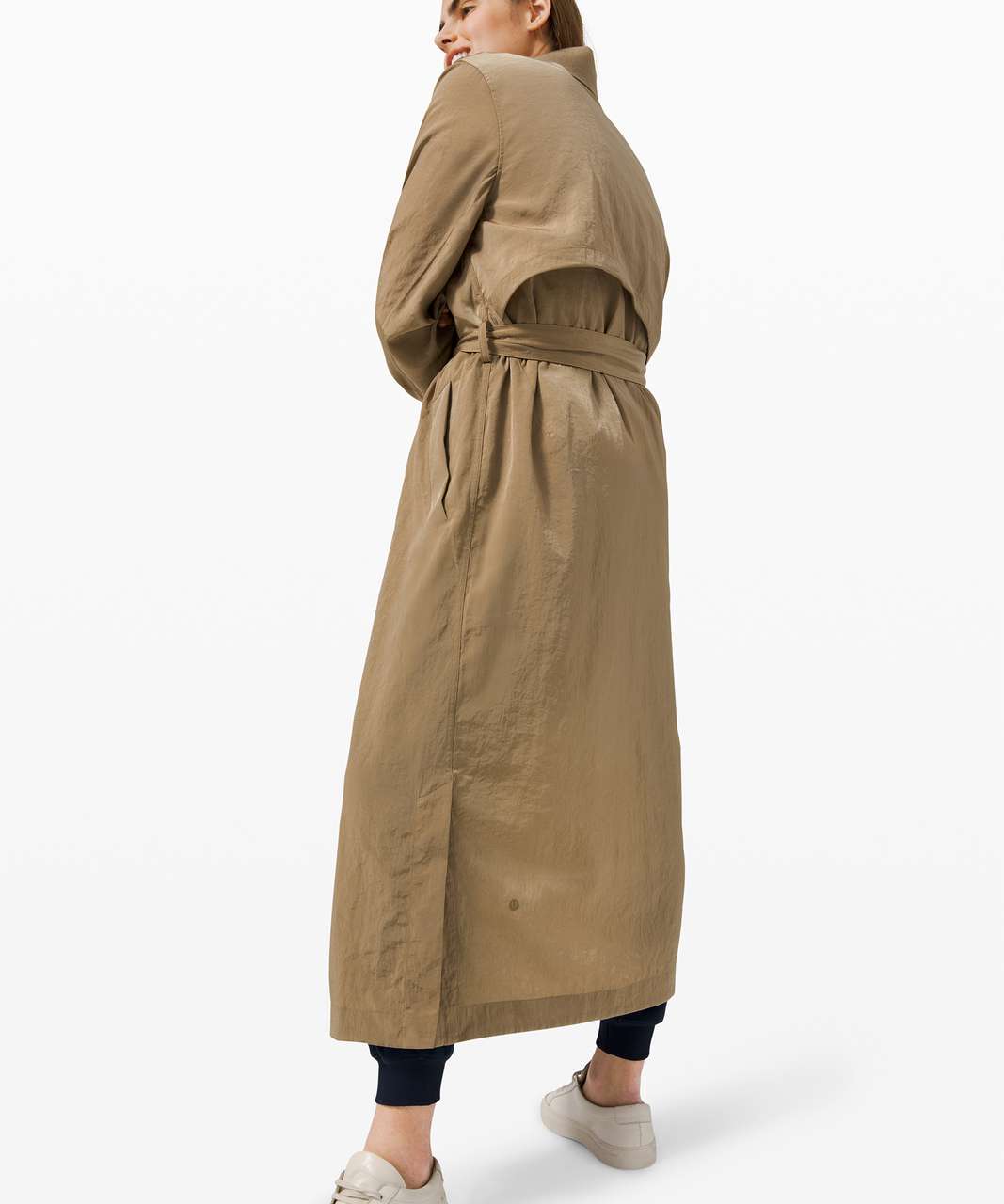 Lululemon Oversized Tie-Waist Trench Coat - Trench / Faded Zap - lulu  fanatics