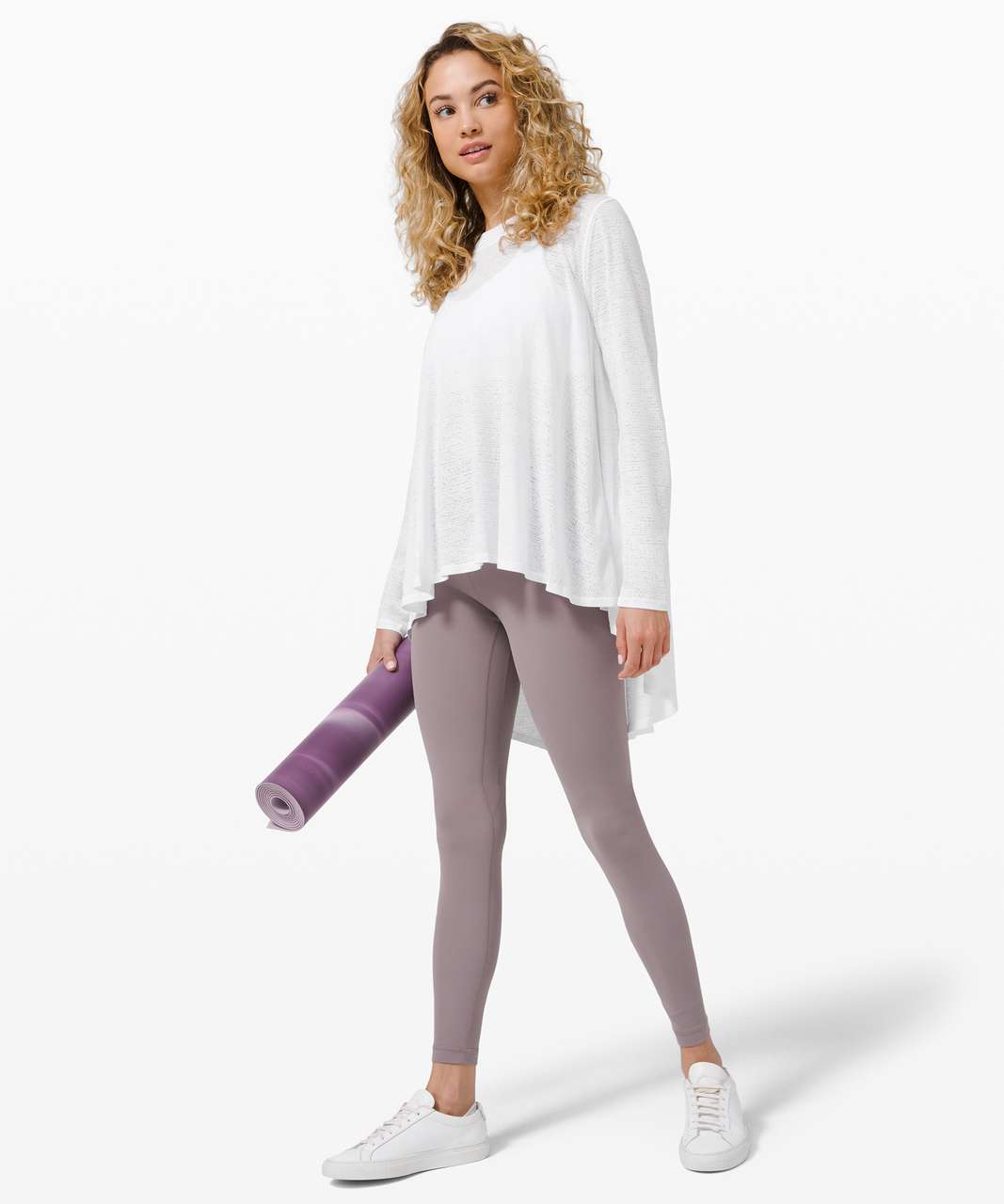 Lululemon Dare to Drape Long Sleeve - White