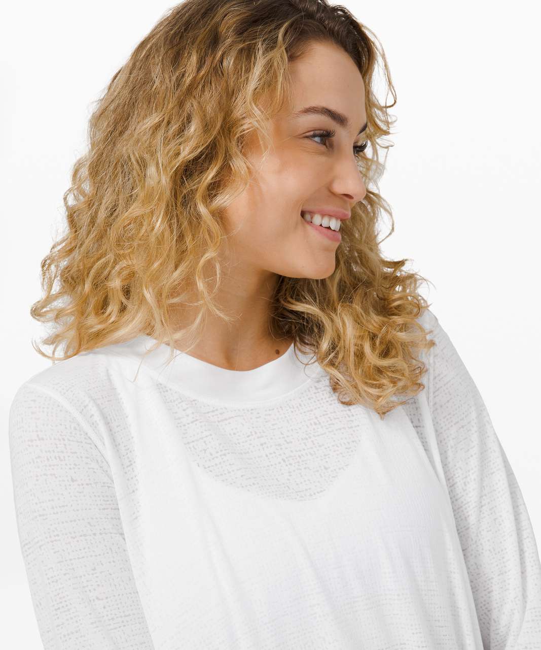 Lululemon Dare to Drape Long Sleeve - White