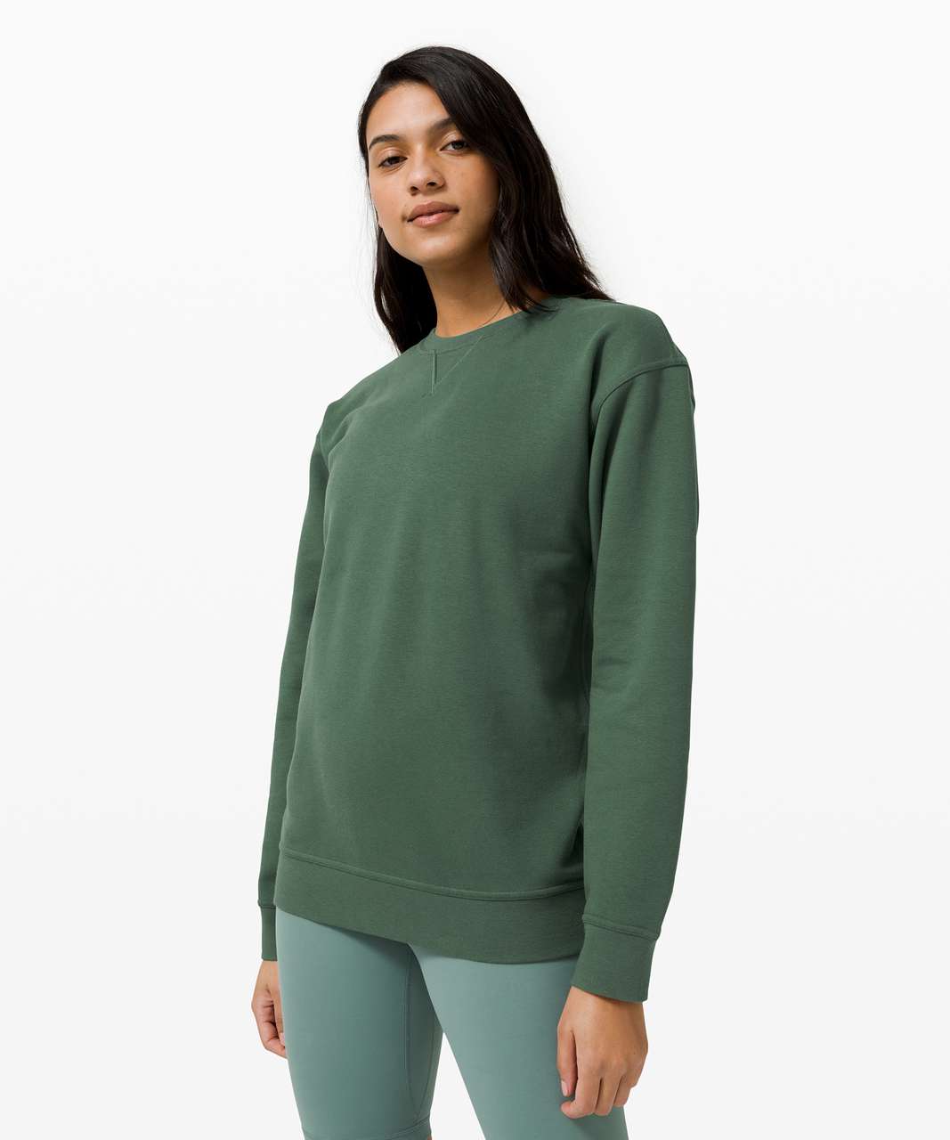 Lululemon All Yours Crew - Algae Green - lulu fanatics