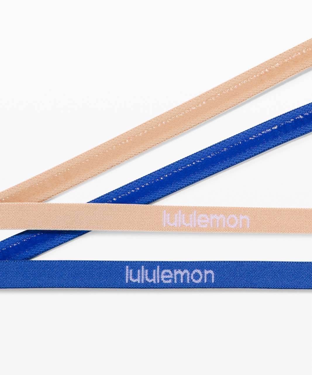 Lululemon Get in Line Headband *2 Pack - Ivory Peach / Wild Bluebell