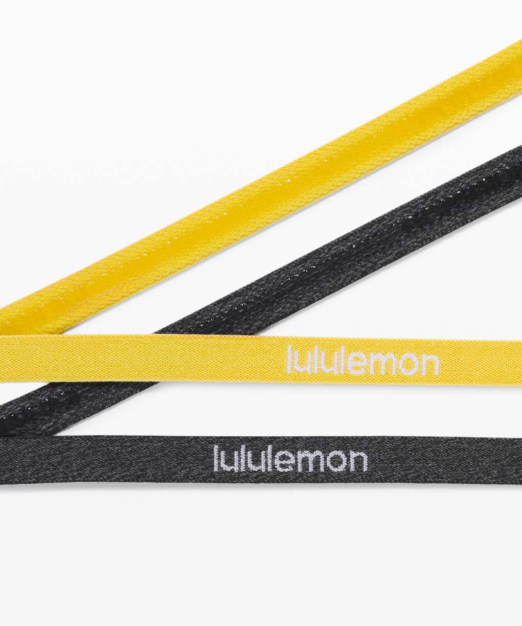 Lululemon Get in Line Headband *2 Pack - Heathered Black / Soleil